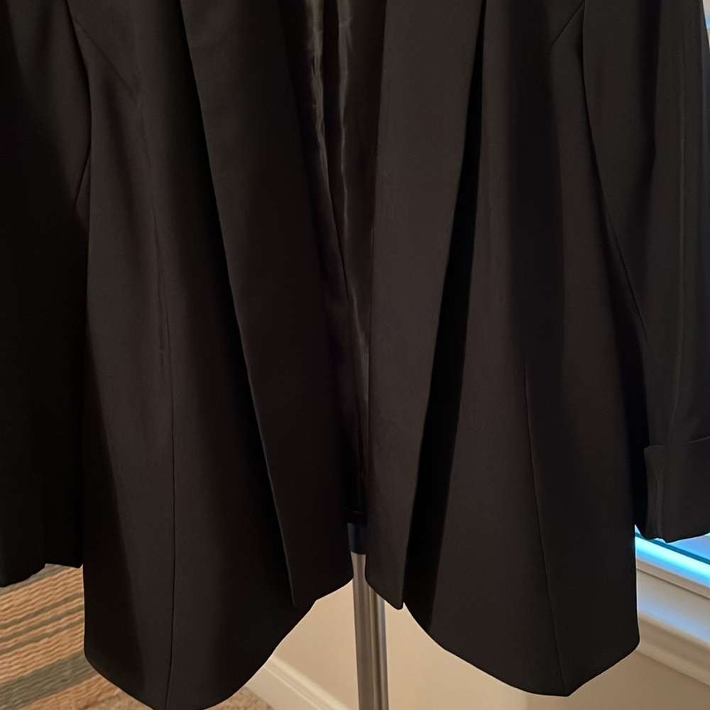 Black Label by Evan Picone Open Front Blazer - Picture 6 of 11